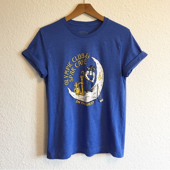 McMenamins Olympic Club Pub Crescent Moon Centralia Washington PNW Graphic Tee M - Picture 1 of 5